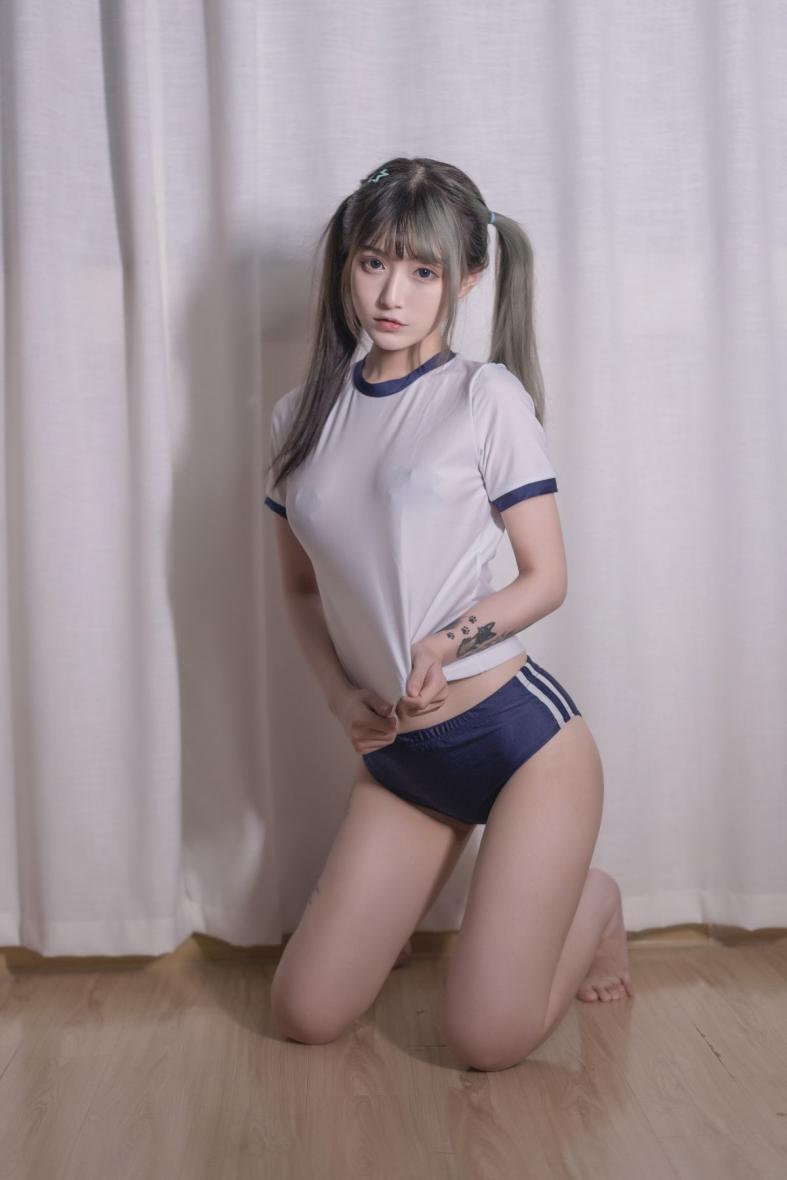 知名动漫博主@铁板烧鬼舞w 体操服 [18P236MB] - 图片7