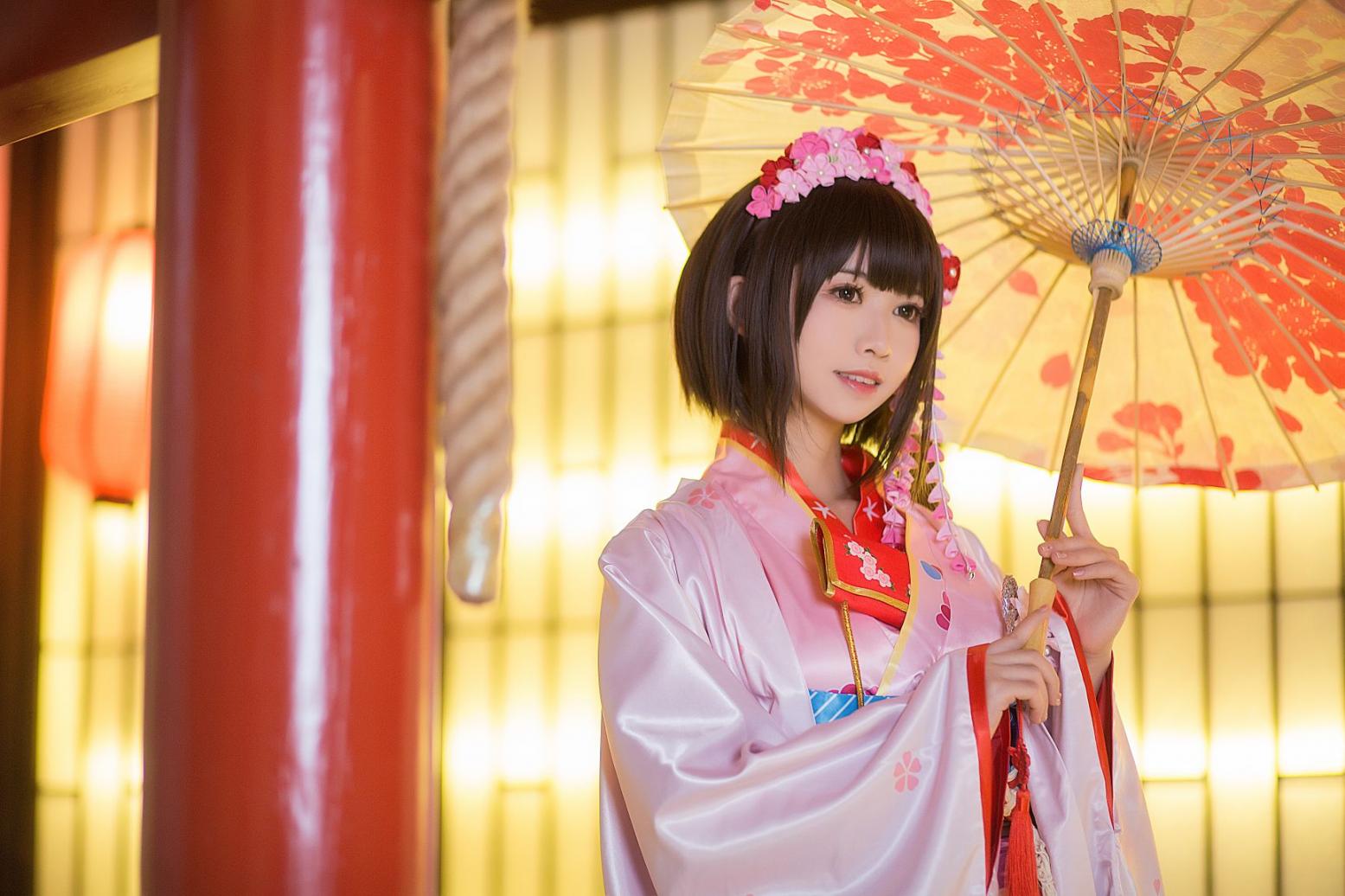 人气动漫Coser@鳗鱼霏儿 圣人惠之和服 [12P232MB]