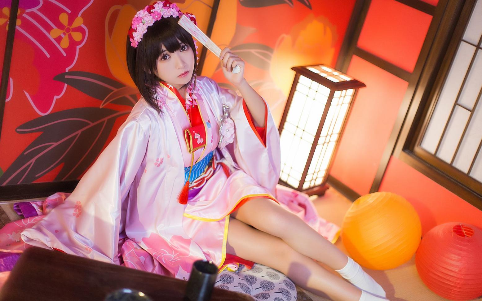 人气动漫Coser@鳗鱼霏儿 圣人惠之和服 [12P232MB] - 图片8