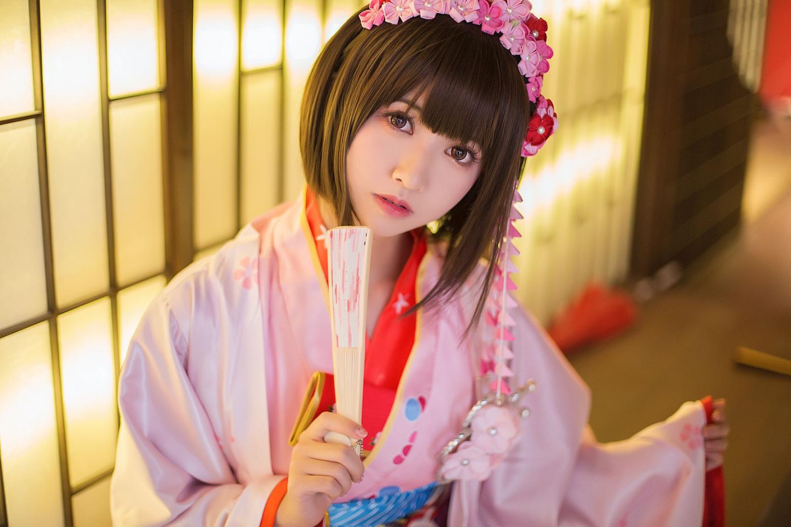 人气动漫Coser@鳗鱼霏儿 圣人惠之和服 [12P232MB] - 图片4