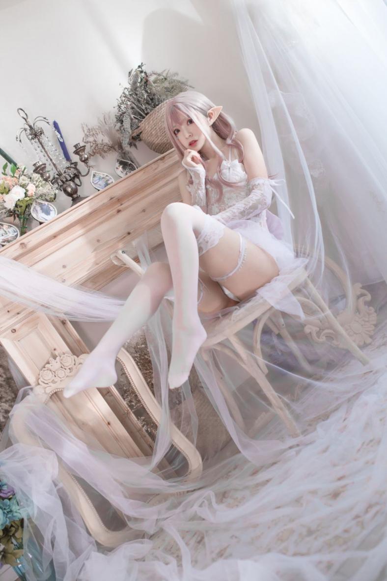 网红Coser@疯猫ss 纯白精灵 [29P120MB] - 图片6