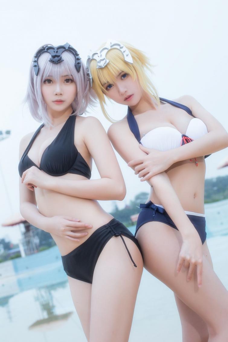 人气动漫Coser@鳗鱼霏儿&大肉丸 贞德 [58P578MB]