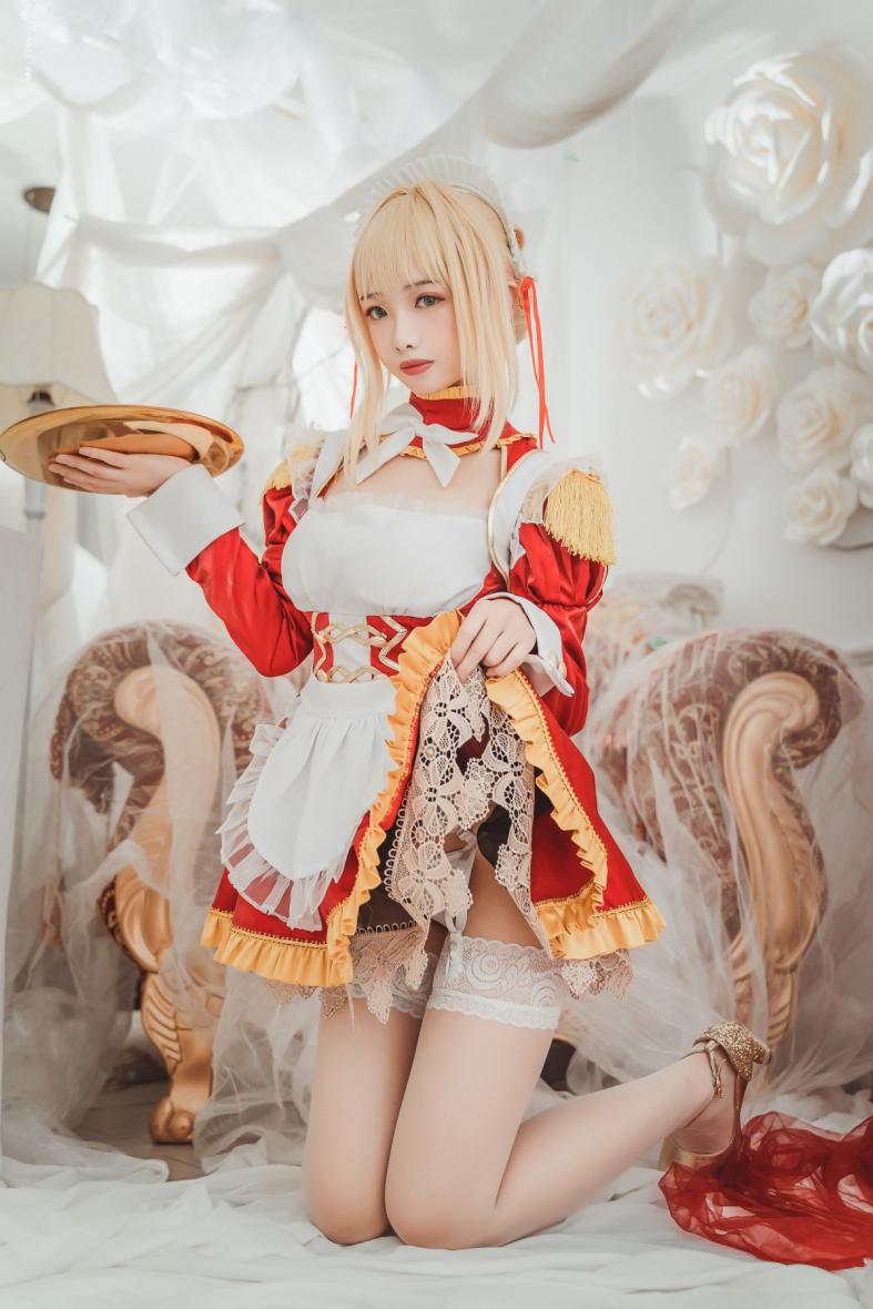 微博红人Coser@雯妹不讲道理 尼禄女仆 [20P264MB] - 图片4