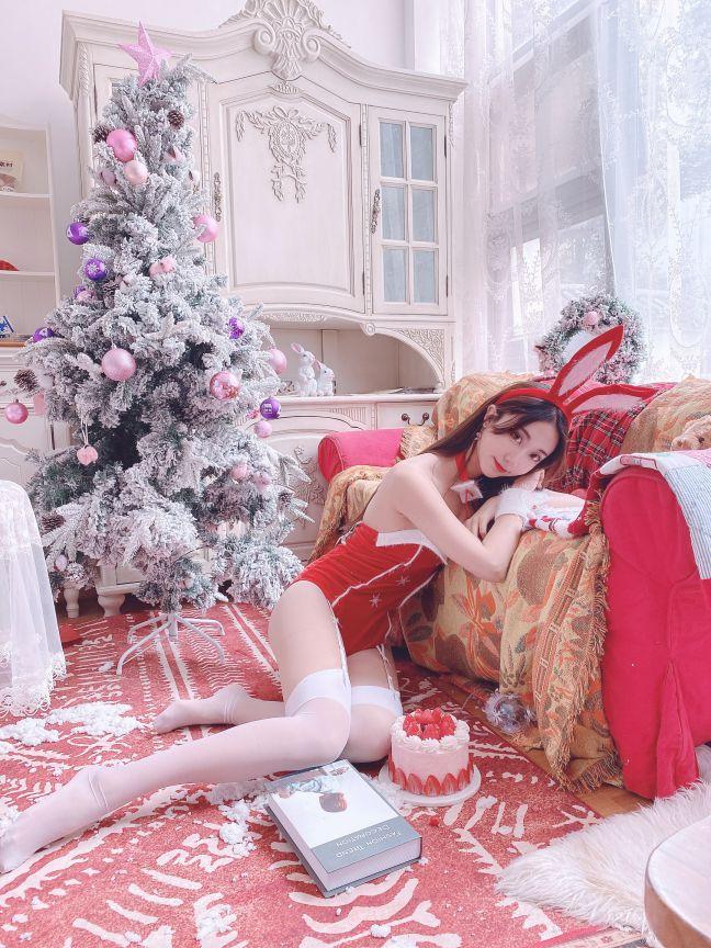 微博红人动漫Coser@黑川 圣诞小兔子 [32P80MB] - 图片5