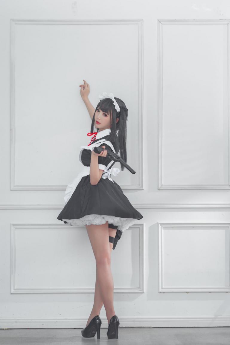 人气动漫Coser@面饼仙儿 左轮女仆 [15P124MB] - 图片3
