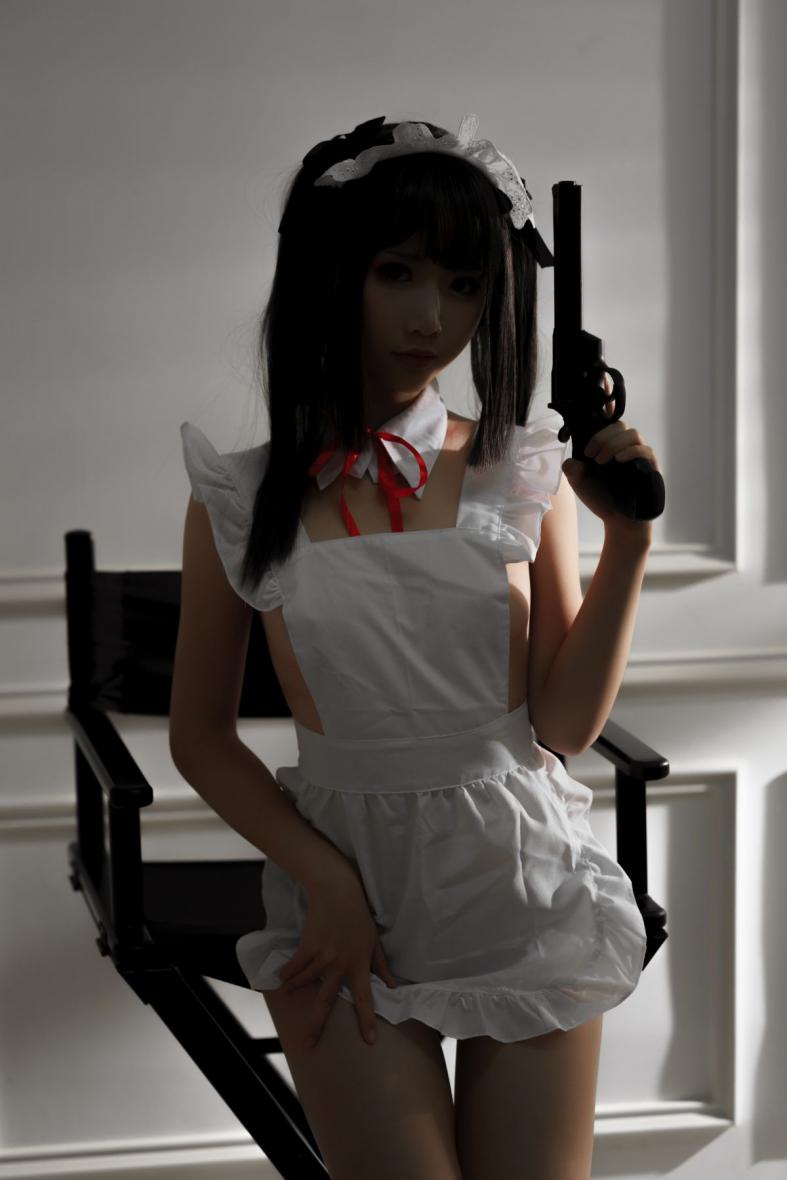 人气动漫Coser@面饼仙儿 左轮女仆 [15P124MB] - 图片4
