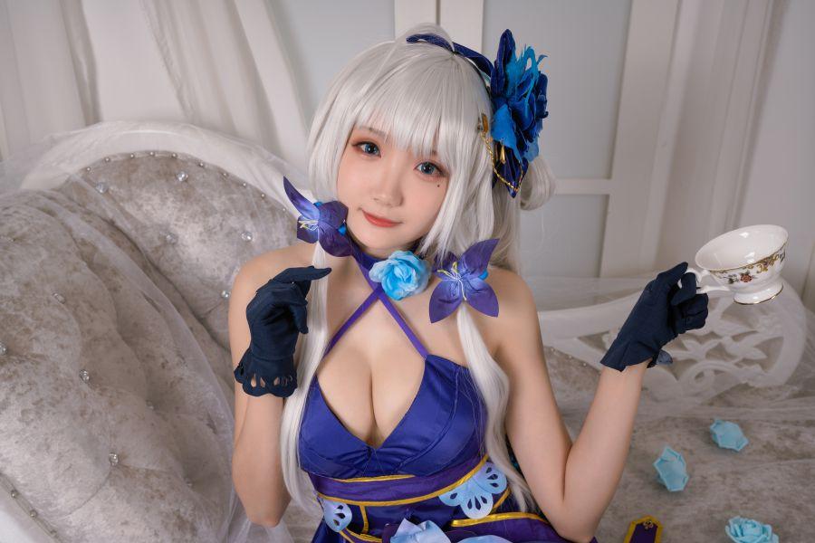 动漫Coser@瓜希酱 光辉 茶会 [18P88MB]