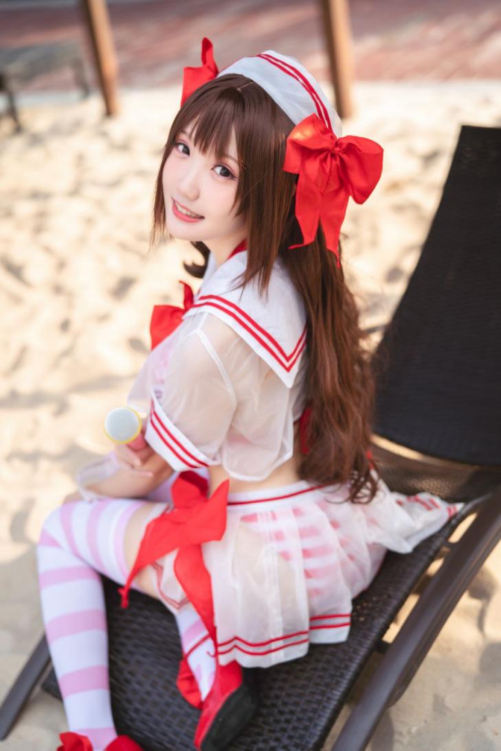动漫Coser@瓜希酱 岛村卯月 泳衣 [30P130MB] - 图片3