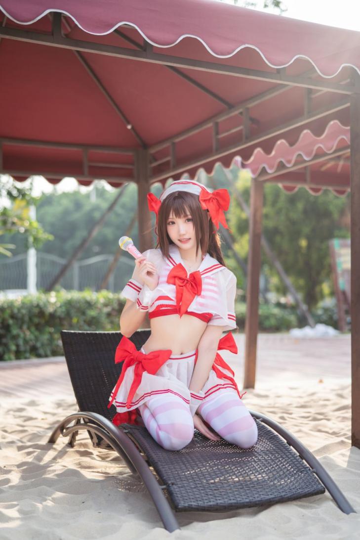 动漫Coser@瓜希酱 岛村卯月 泳衣 [30P130MB] - 图片4