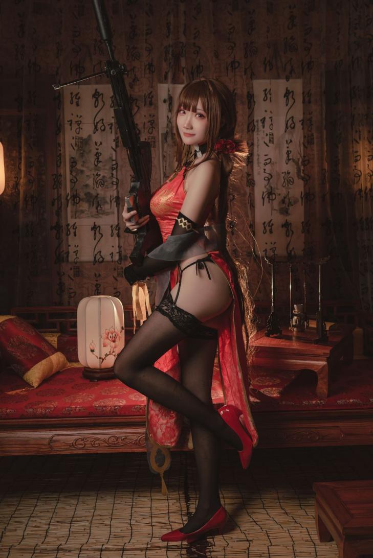 动漫Coser@瓜希酱 DSR-50 红牡丹 [16P89MB] - 图片7