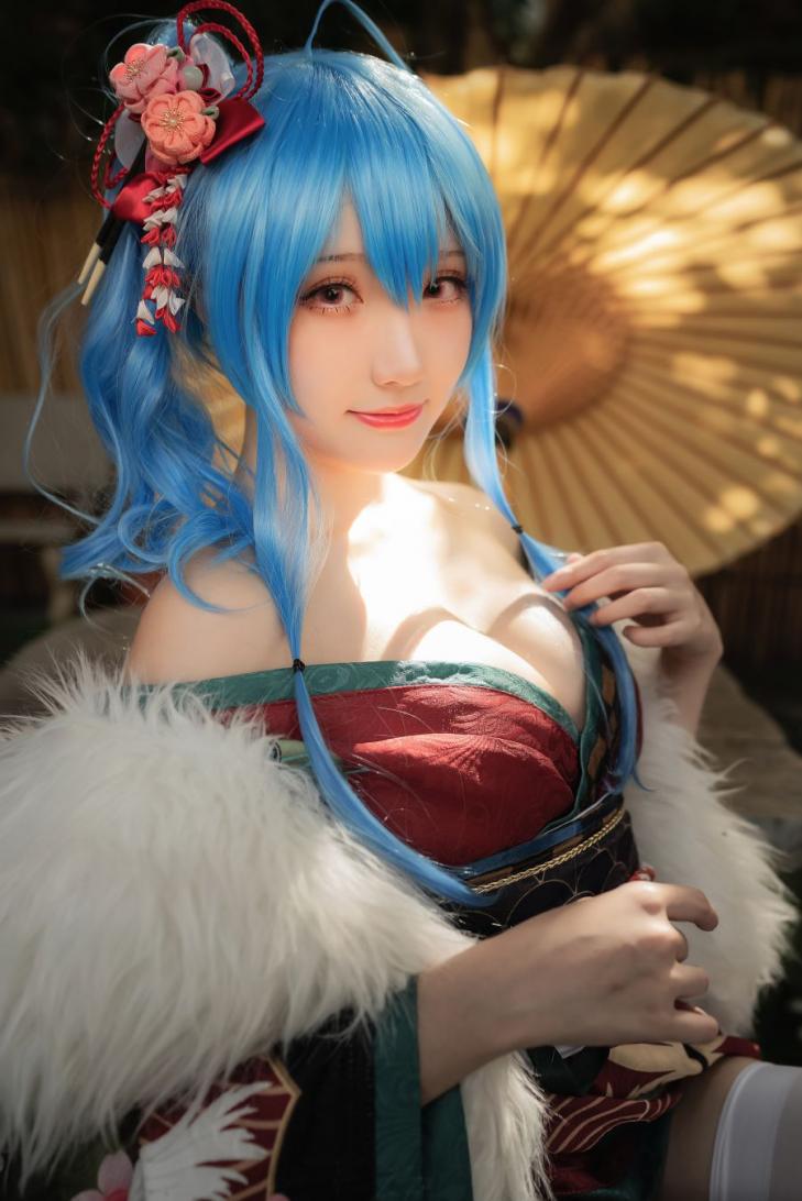 动漫Coser@瓜希酱 圣路易斯 月下之饮 [14P67MB] - 图片6