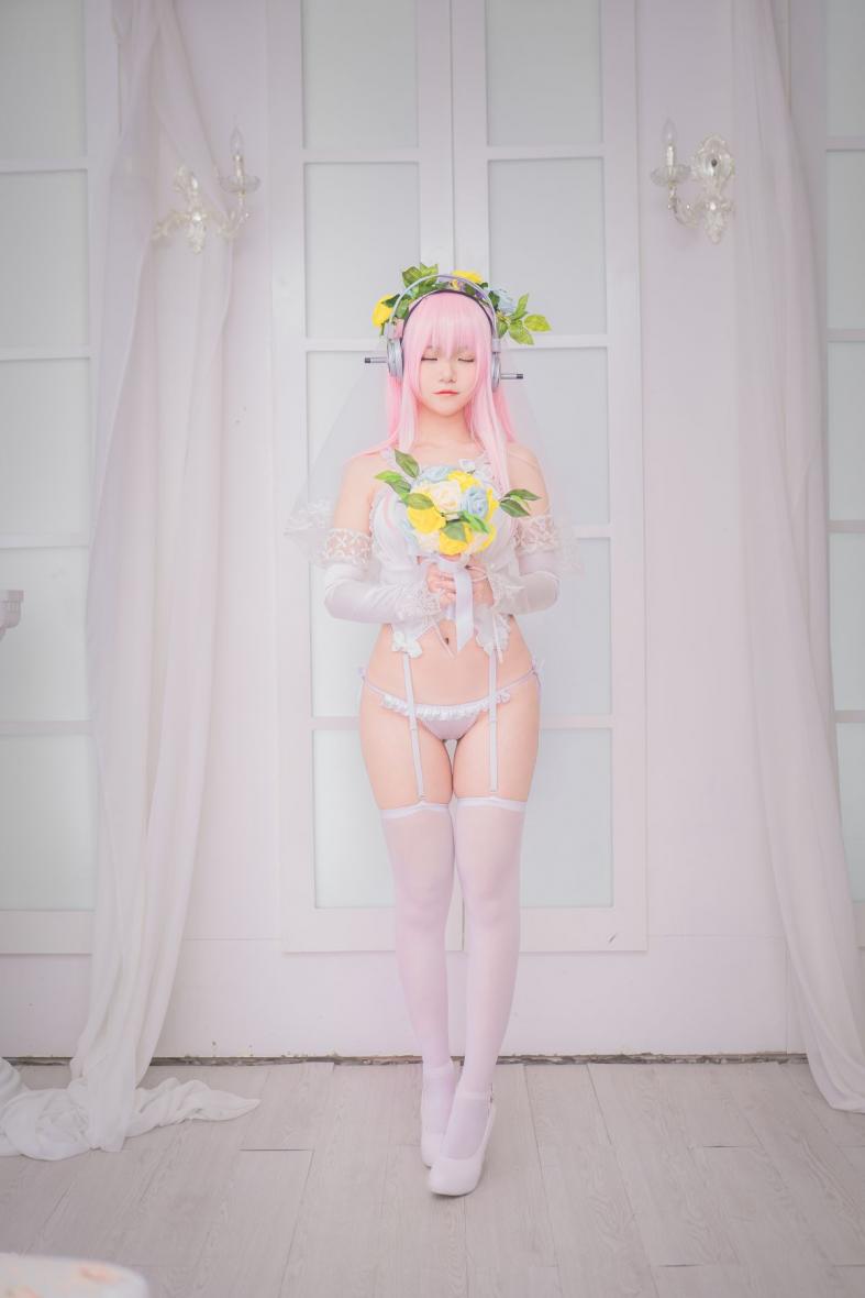 网红Coser@Yoko宅夏 索尼子本婚纱 [18P128MB] - 图片6