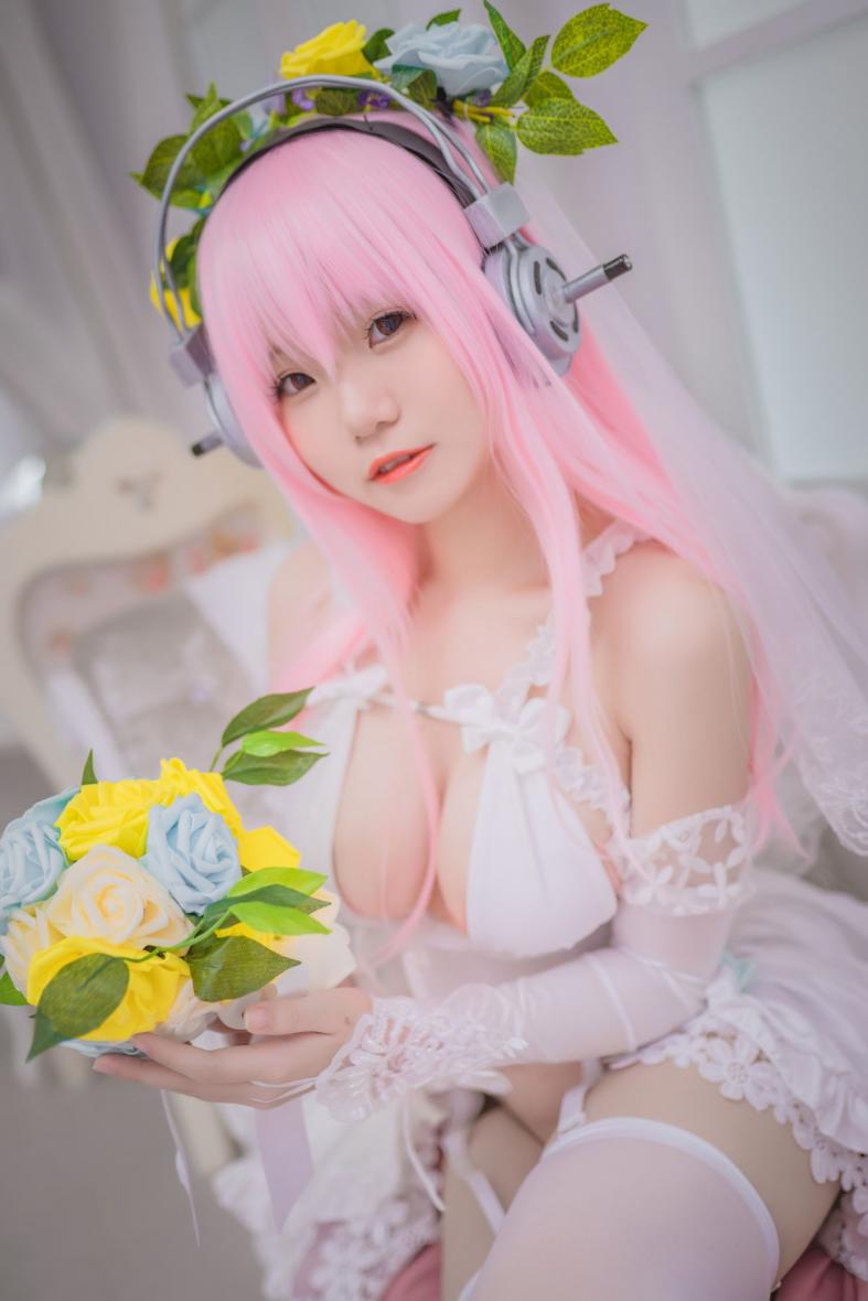 网红Coser@Yoko宅夏 索尼子本婚纱 [18P128MB]