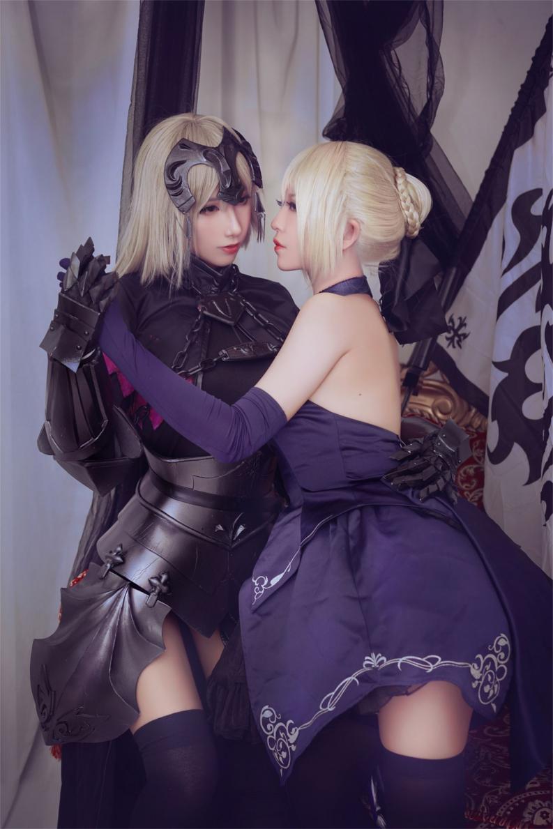 微博人气Coser@半半子&索索 黑贞3 [12P37MB] - 图片5