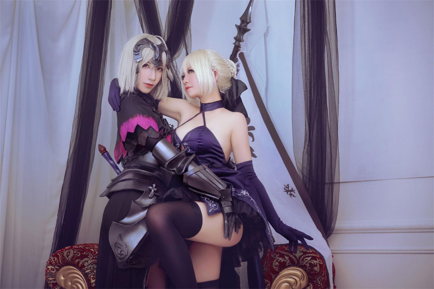 微博人气Coser@半半子&索索 黑贞3 [12P37MB] - 图片7