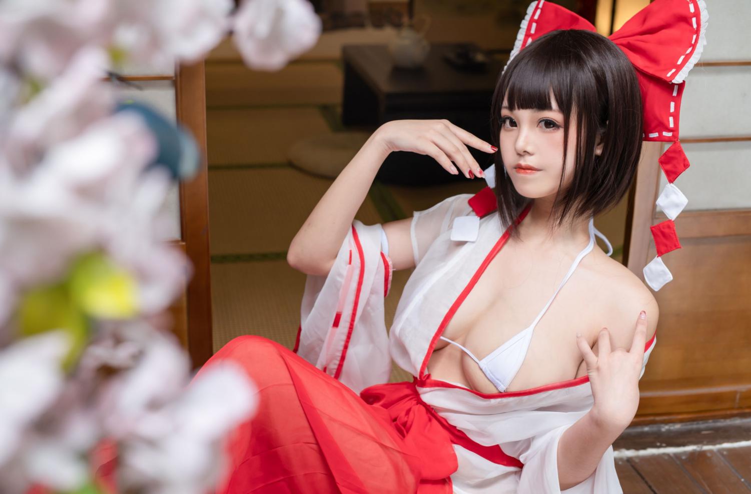 知名动漫博主@蜜汁猫裘 透明巫女姐姐 [61P702MB] - 图片2