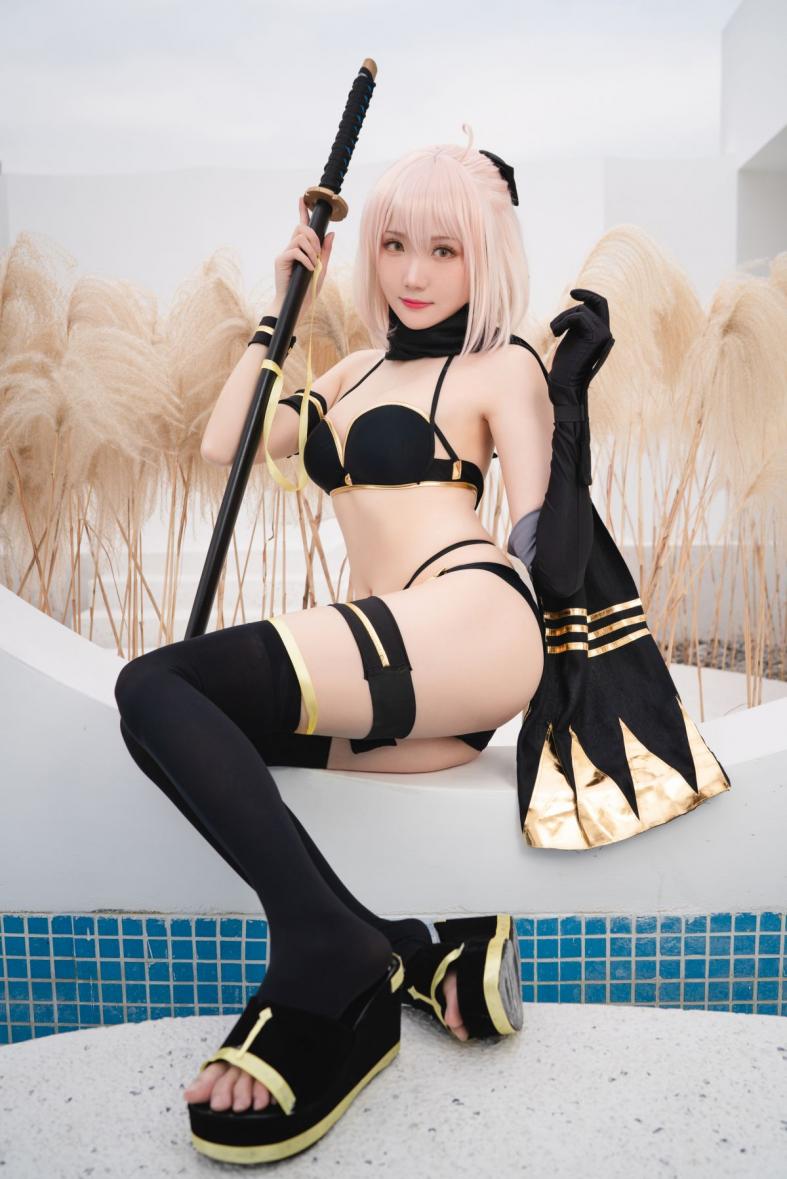 动漫Coser@瓜希酱 总司 水着 [24P101MB] - 图片3
