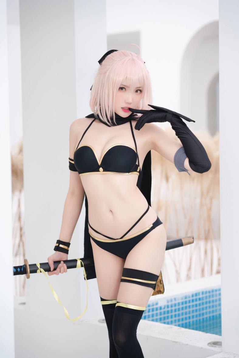 动漫Coser@瓜希酱 总司 水着 [24P101MB] - 图片5