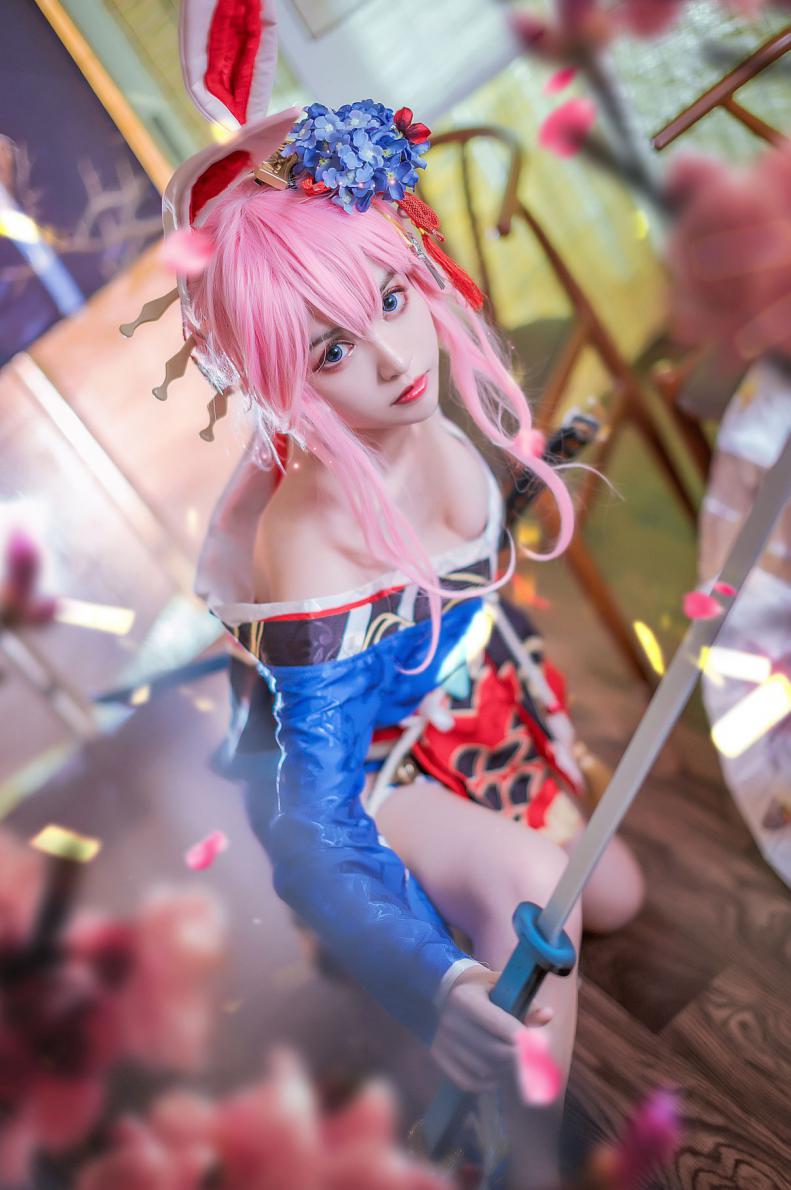 人气动漫Coser@鳗鱼霏儿 八重樱花魁 [12P202MB] - 图片2