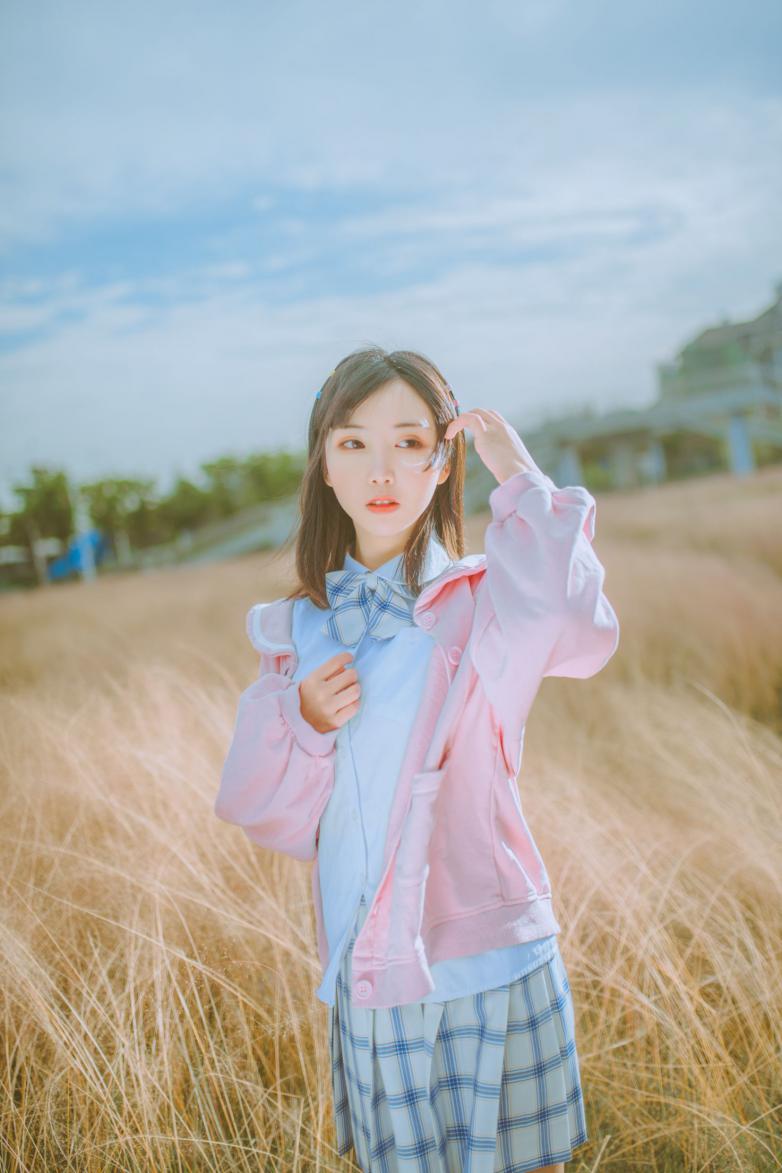 人气动漫Coser@面饼仙儿 粉黛草JK [19P385MB] - 图片5