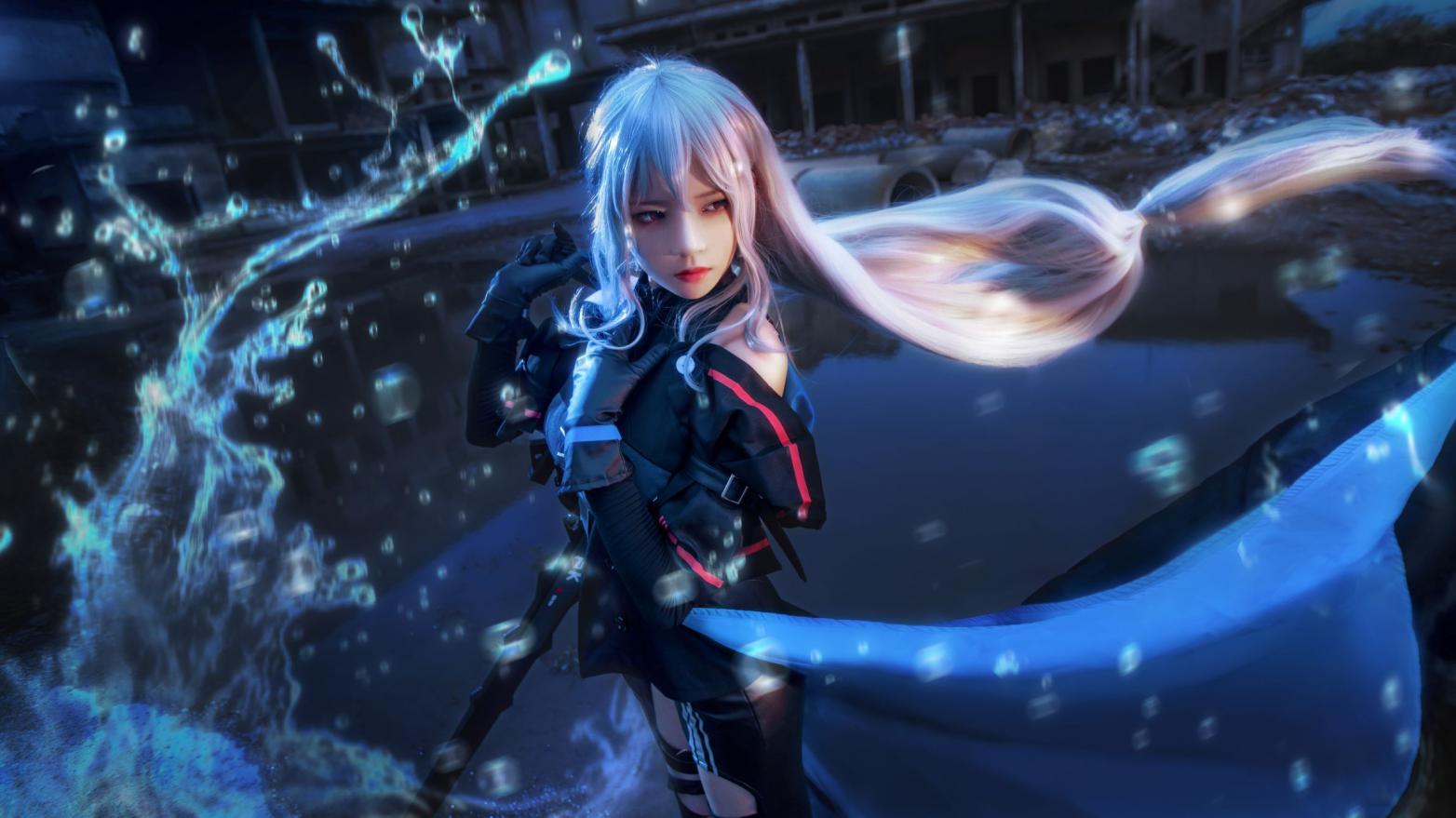 人气Coser@桜桃喵 斯卡蒂 [16P290MB]