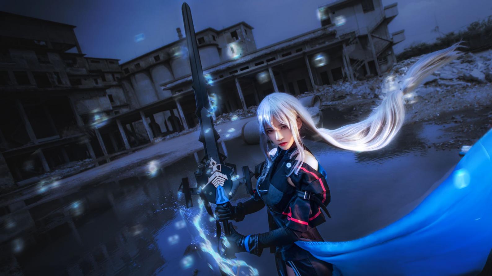 人气Coser@桜桃喵 斯卡蒂 [16P290MB] - 图片2