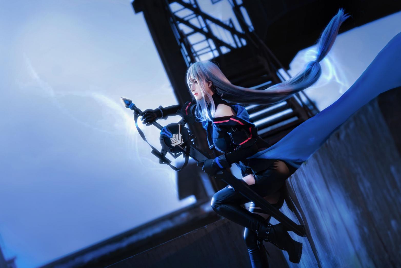 人气Coser@桜桃喵 斯卡蒂 [16P290MB] - 图片4
