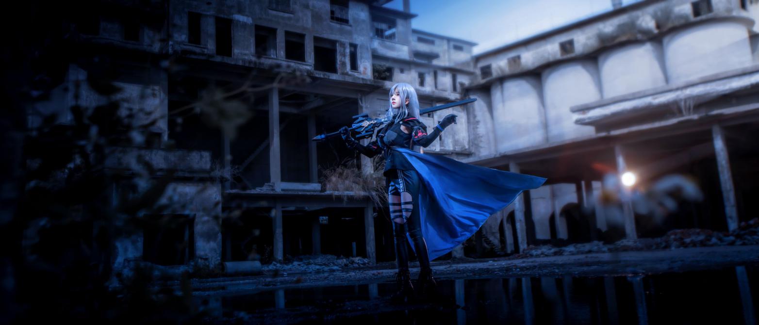 人气Coser@桜桃喵 斯卡蒂 [16P290MB] - 图片3