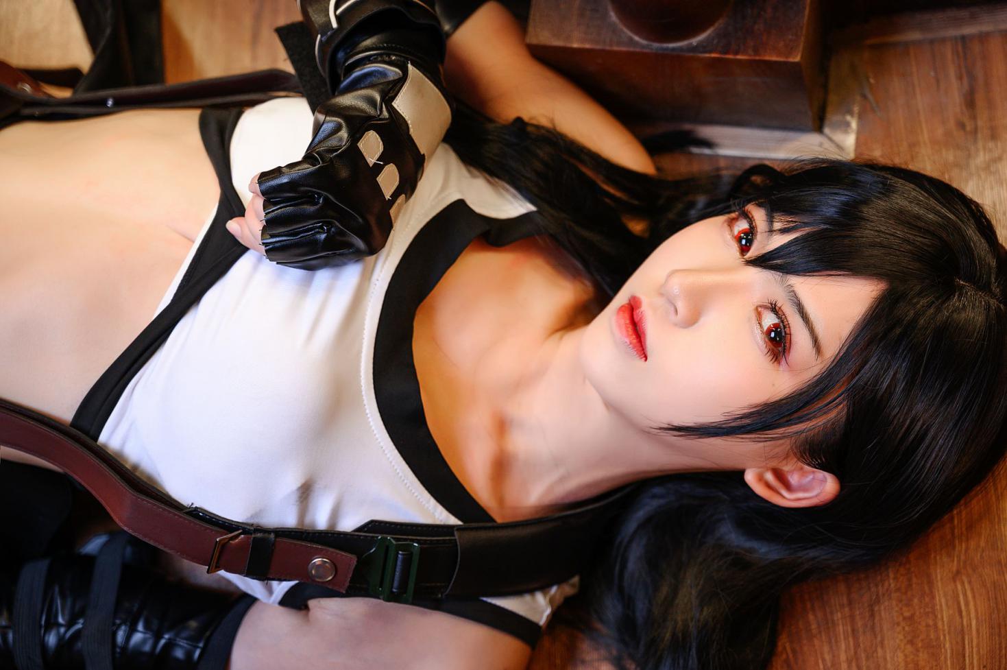 人气动漫Coser@鳗鱼霏儿 蒂法战斗服 [41P742MB] - 图片6