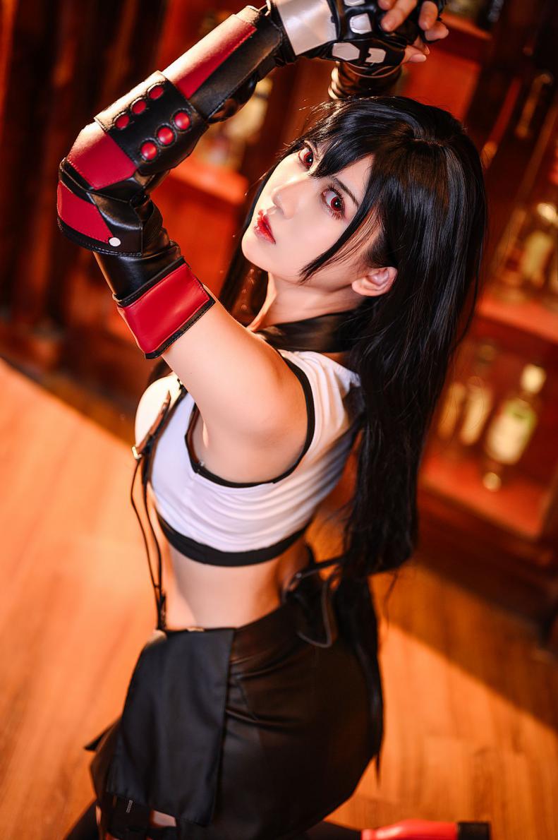 人气动漫Coser@鳗鱼霏儿 蒂法战斗服 [41P742MB] - 图片4