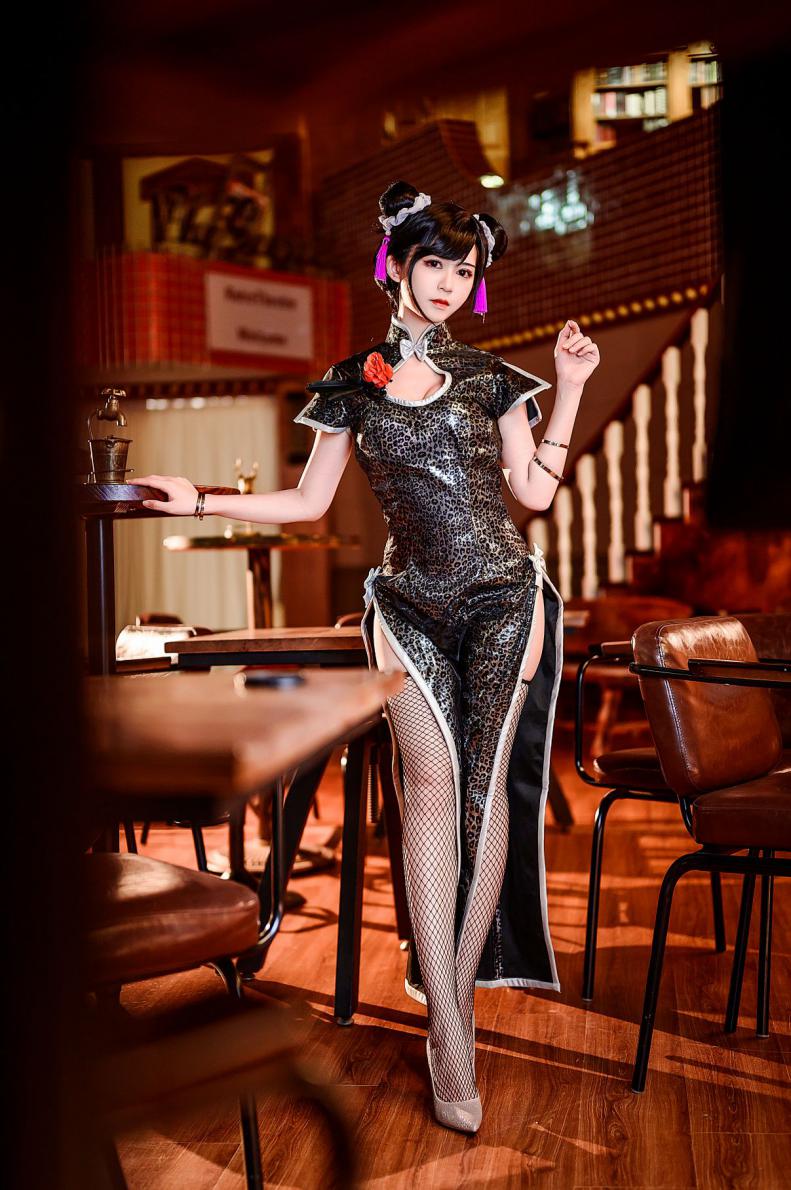 人气动漫Coser@鳗鱼霏儿 蒂法旗袍 [42P841MB] - 图片4