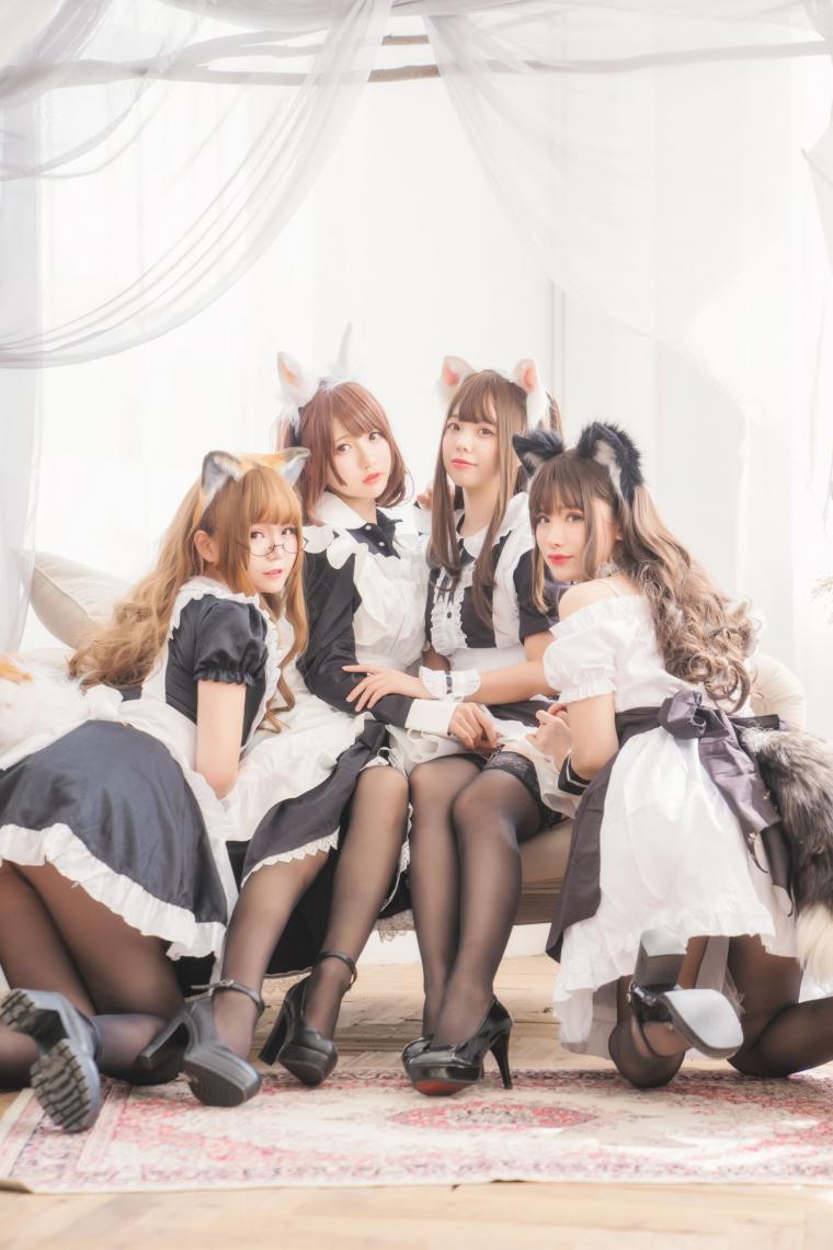 网红Coser@Yoko宅夏 四人彼女 [176P3.72G] - 图片3