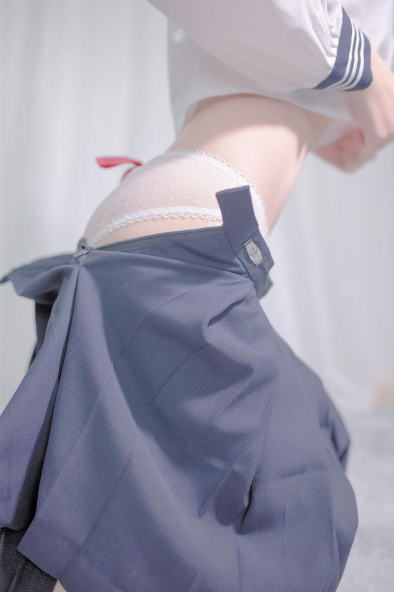网红Coser@疯猫ss 居家JK [40P550MB] - 图片7