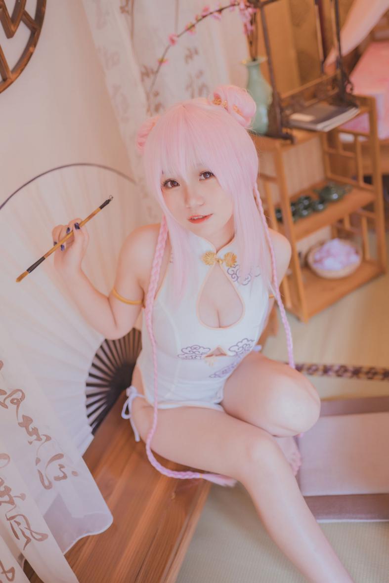 网红Coser@Yoko宅夏 索尼子旗袍 [18P163MB] - 图片3
