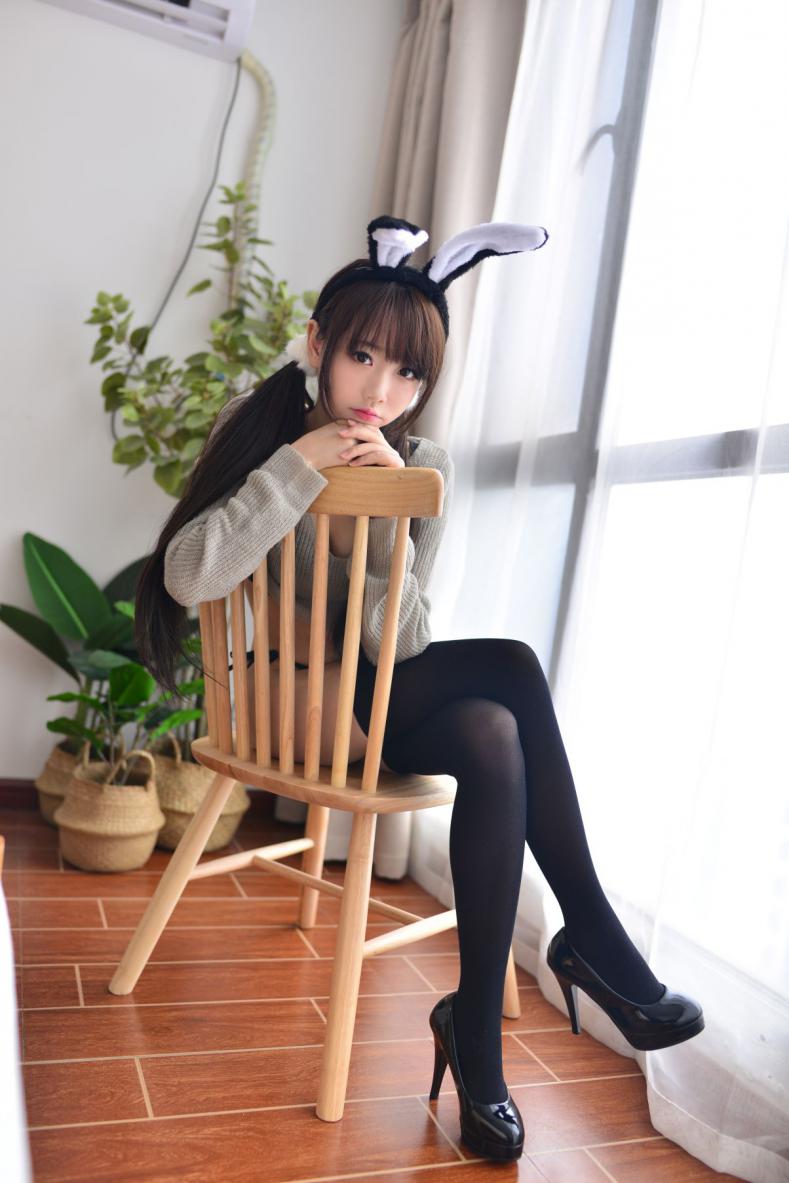 微博红人Coser@雪琪SAMA 灰兔兔 [50P538MB] - 图片4