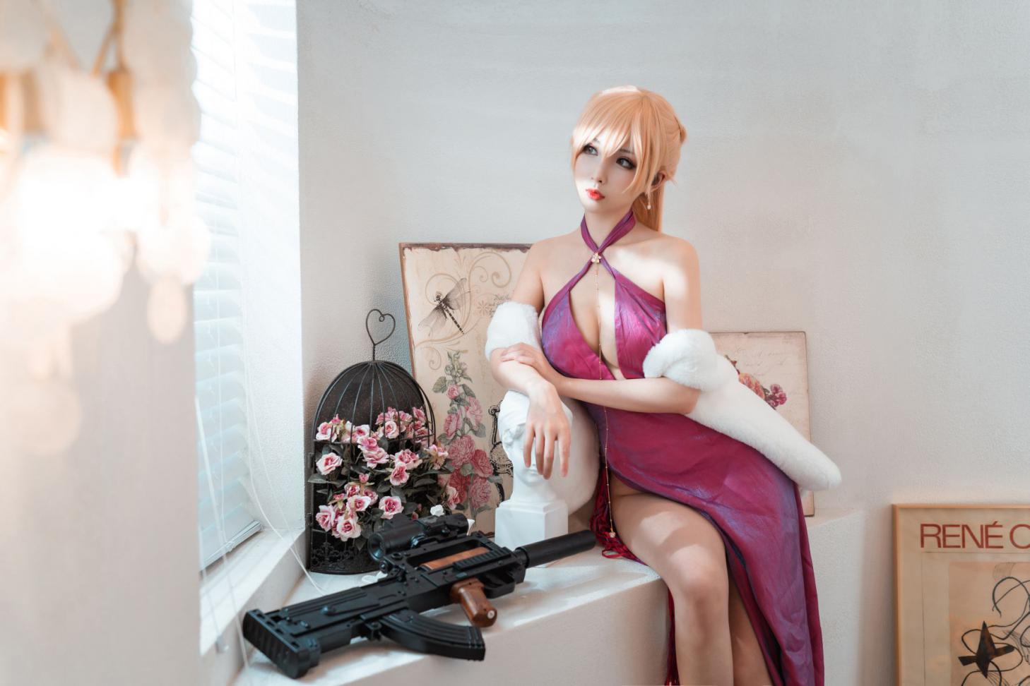 知名动漫Coser@rioko凉凉子 OTS-14礼服 [25P1V233MB]