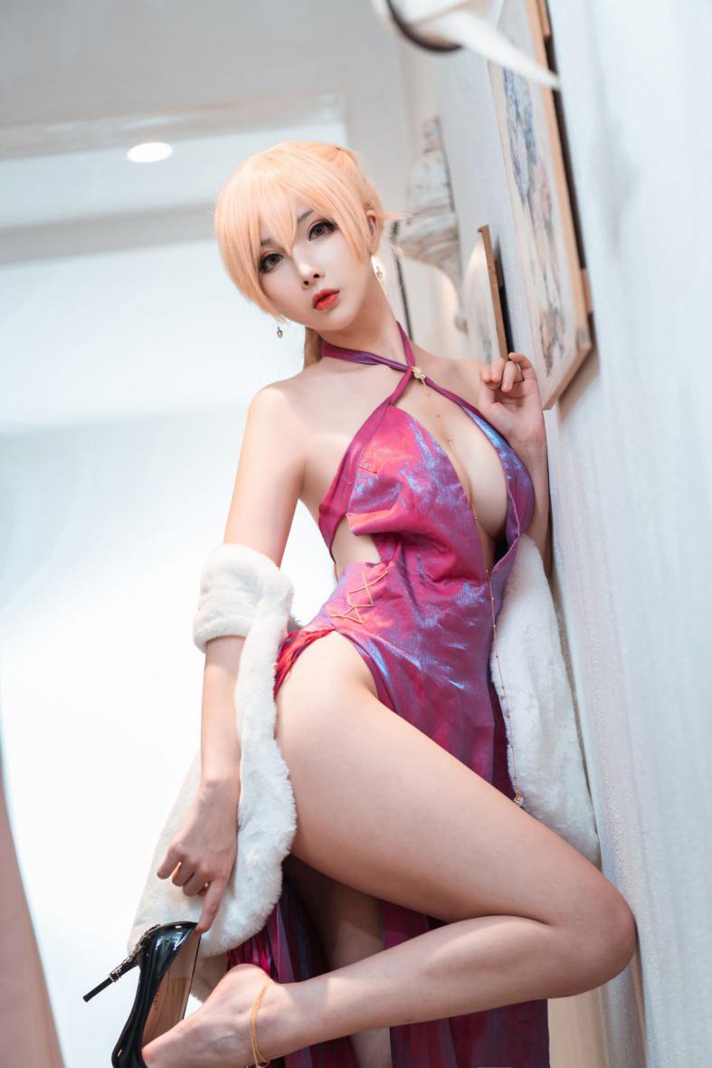 知名动漫Coser@rioko凉凉子 OTS-14礼服 [25P1V233MB] - 图片3