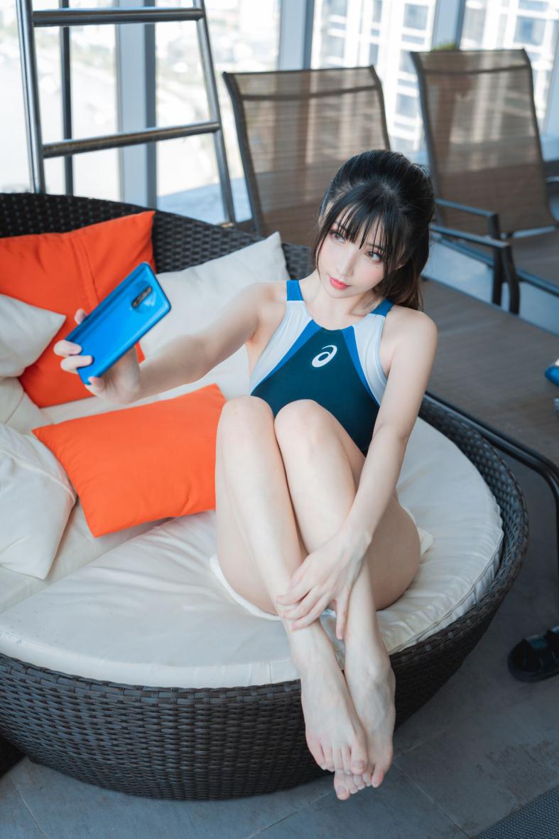 知名动漫Coser@rioko凉凉子 游泳部学姐的特训时间 [42P12V404MB] - 图片8