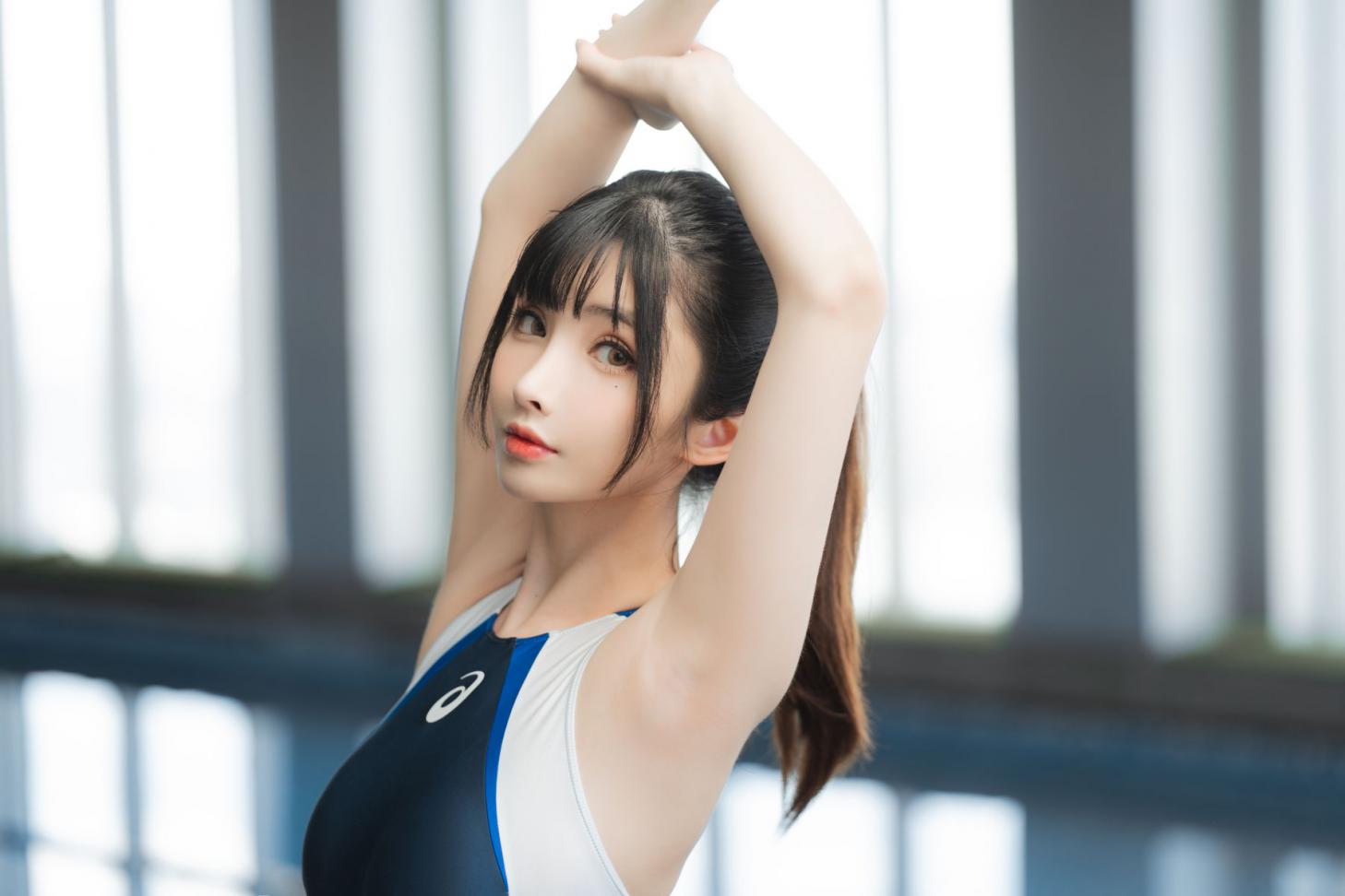 知名动漫Coser@rioko凉凉子 游泳部学姐的特训时间 [42P12V404MB] - 图片3
