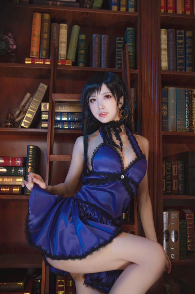 知名动漫博主@水淼aqua 蒂法旗袍和礼服 [40P675MB] - 图片7