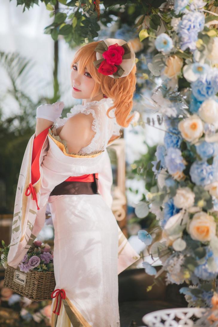 动漫Coser@瓜希酱 碧蓝航线 黎塞留和服 [22P134MB] - 图片7