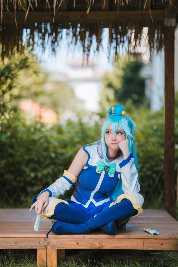 动漫Coser@瓜希酱 阿库娅单人+与惠惠双人 [18P115MB] - 图片3