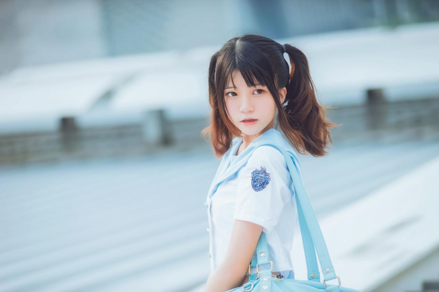 人气Coser@桜桃喵 - JK女子高中生 [19P163MB]
