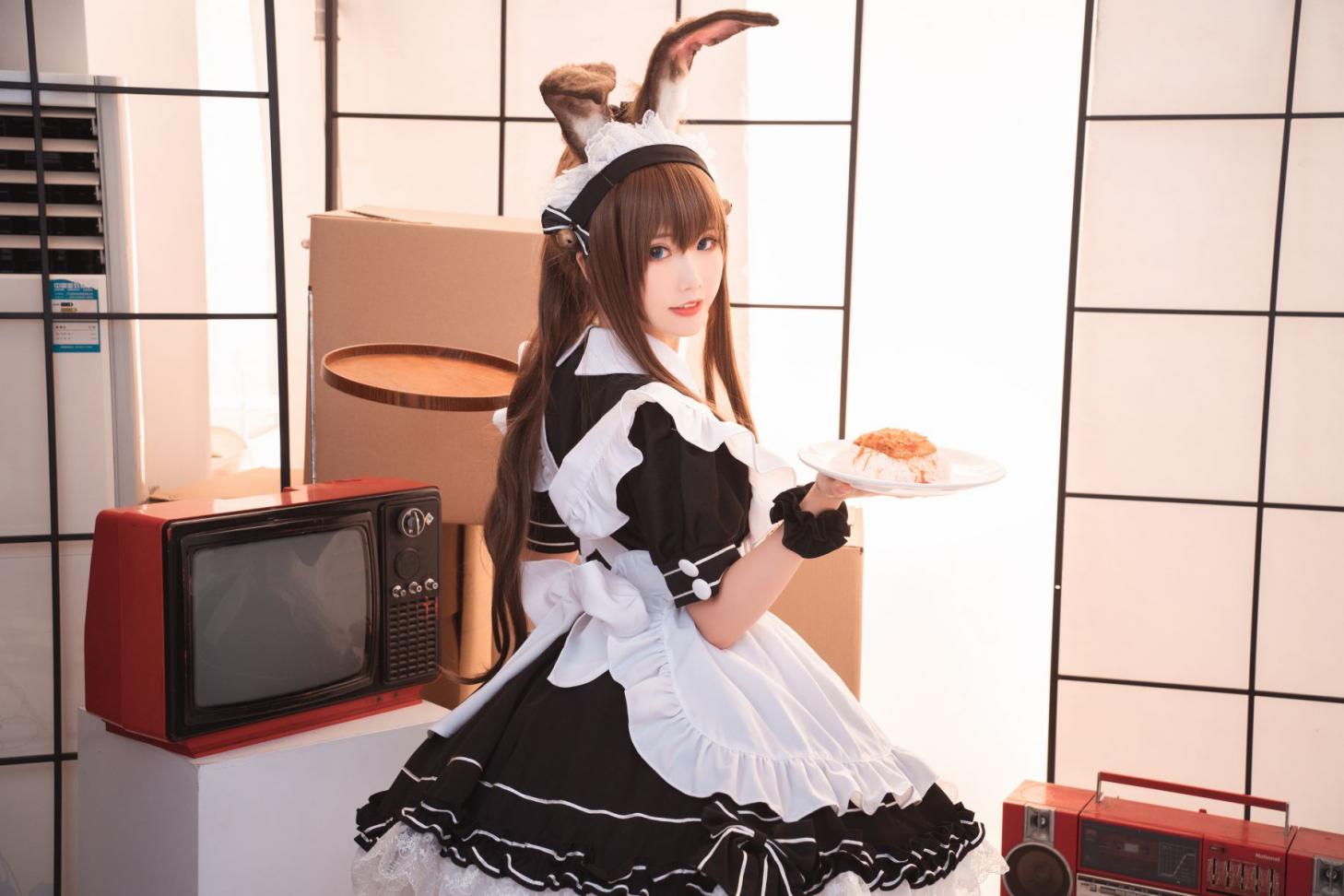 人气动漫Coser@面饼仙儿 阿米驴女仆 [23P209MB] - 图片5