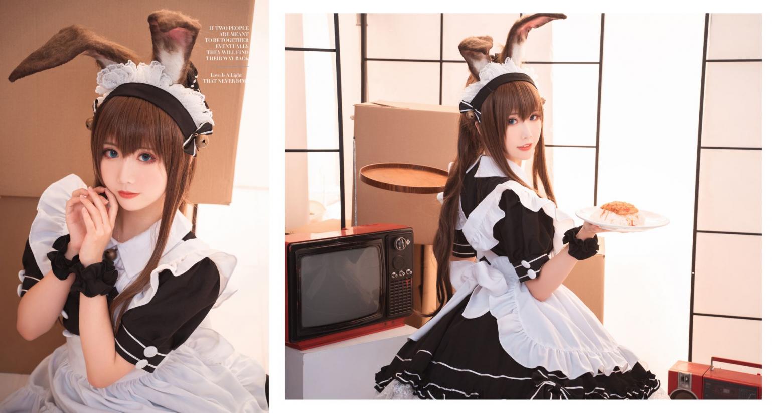 人气动漫Coser@面饼仙儿 阿米驴女仆 [23P209MB] - 图片4