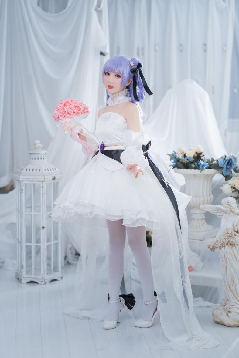 人气动漫Coser@面饼仙儿 独角兽婚纱 [14P129MB] - 图片2
