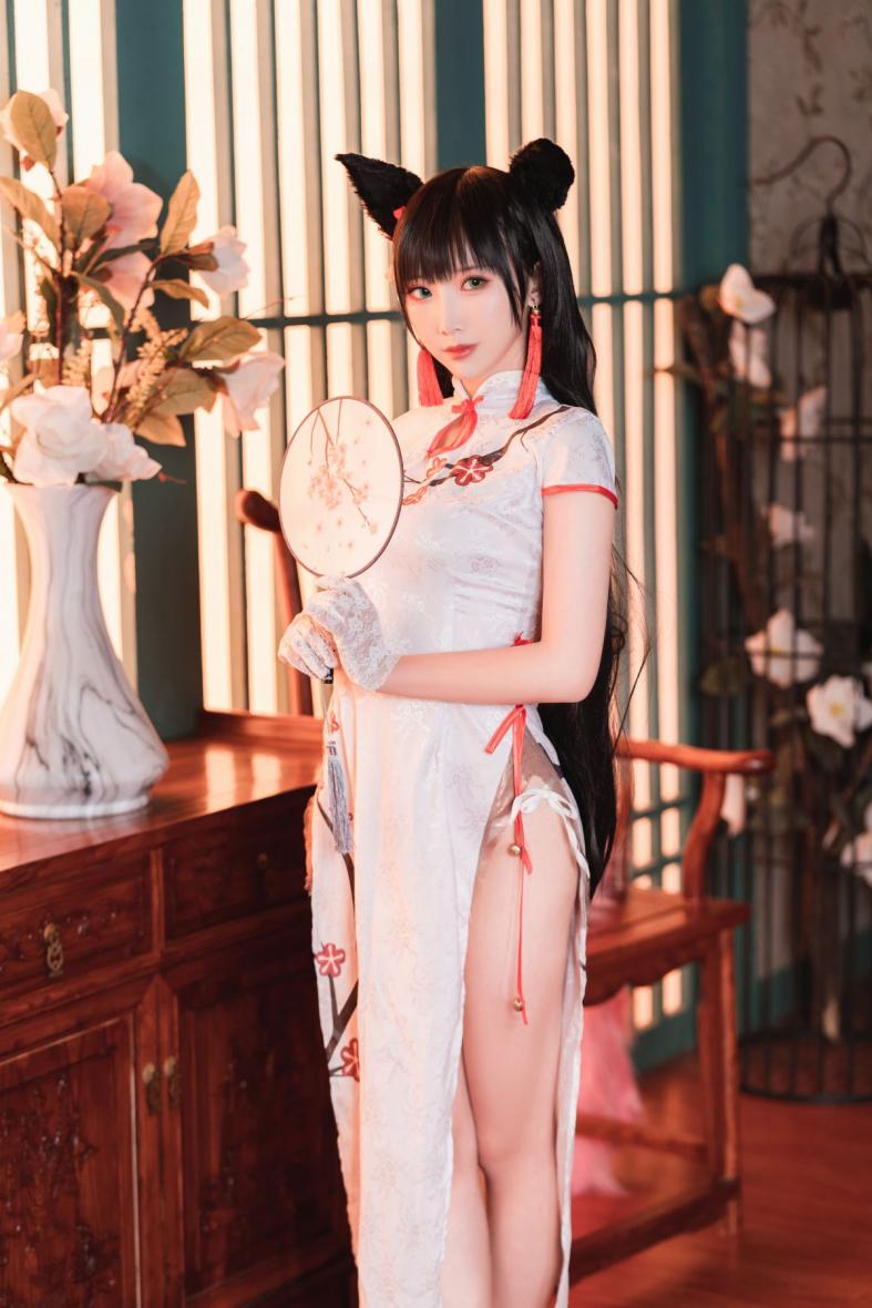 人气动漫Coser@面饼仙儿 旗袍爱宕 [25P285MB] - 图片7