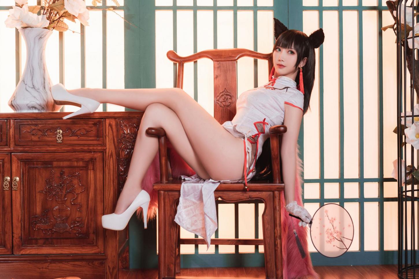 人气动漫Coser@面饼仙儿 旗袍爱宕 [25P285MB] - 图片5