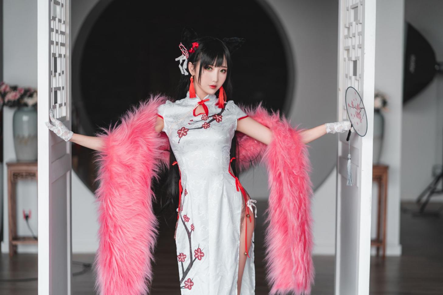 人气动漫Coser@面饼仙儿 旗袍爱宕 [25P285MB] - 图片3