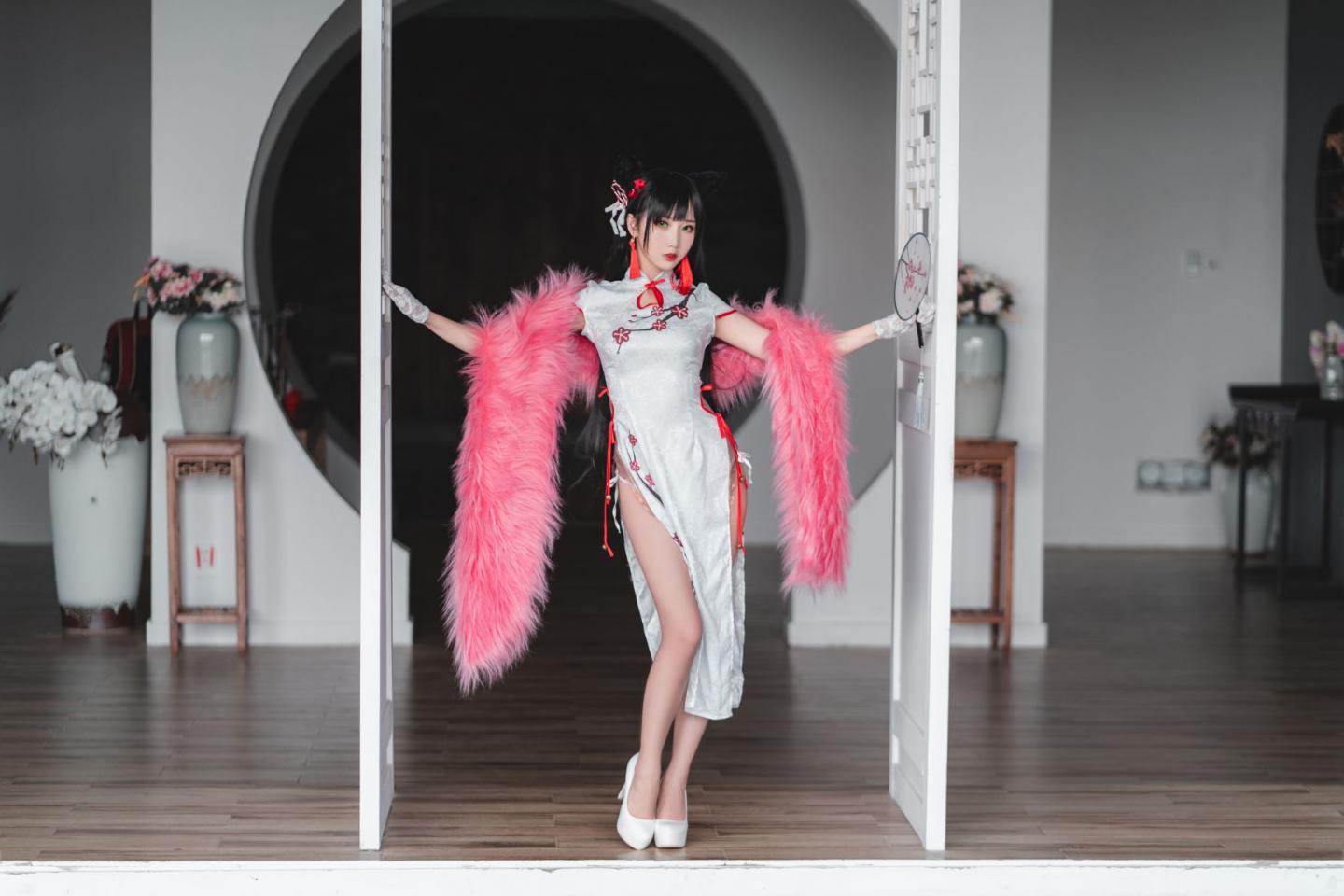 人气动漫Coser@面饼仙儿 旗袍爱宕 [25P285MB] - 图片4